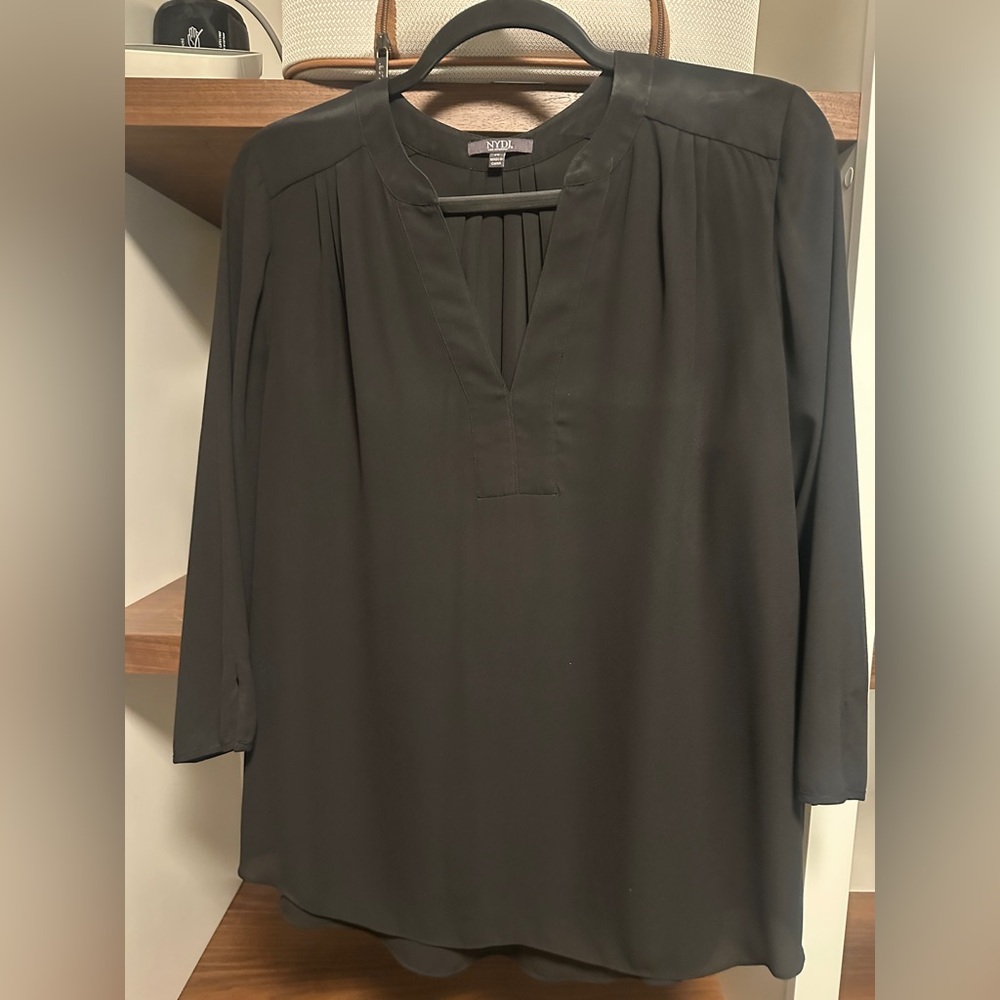 NYDJ Women's black Blouse